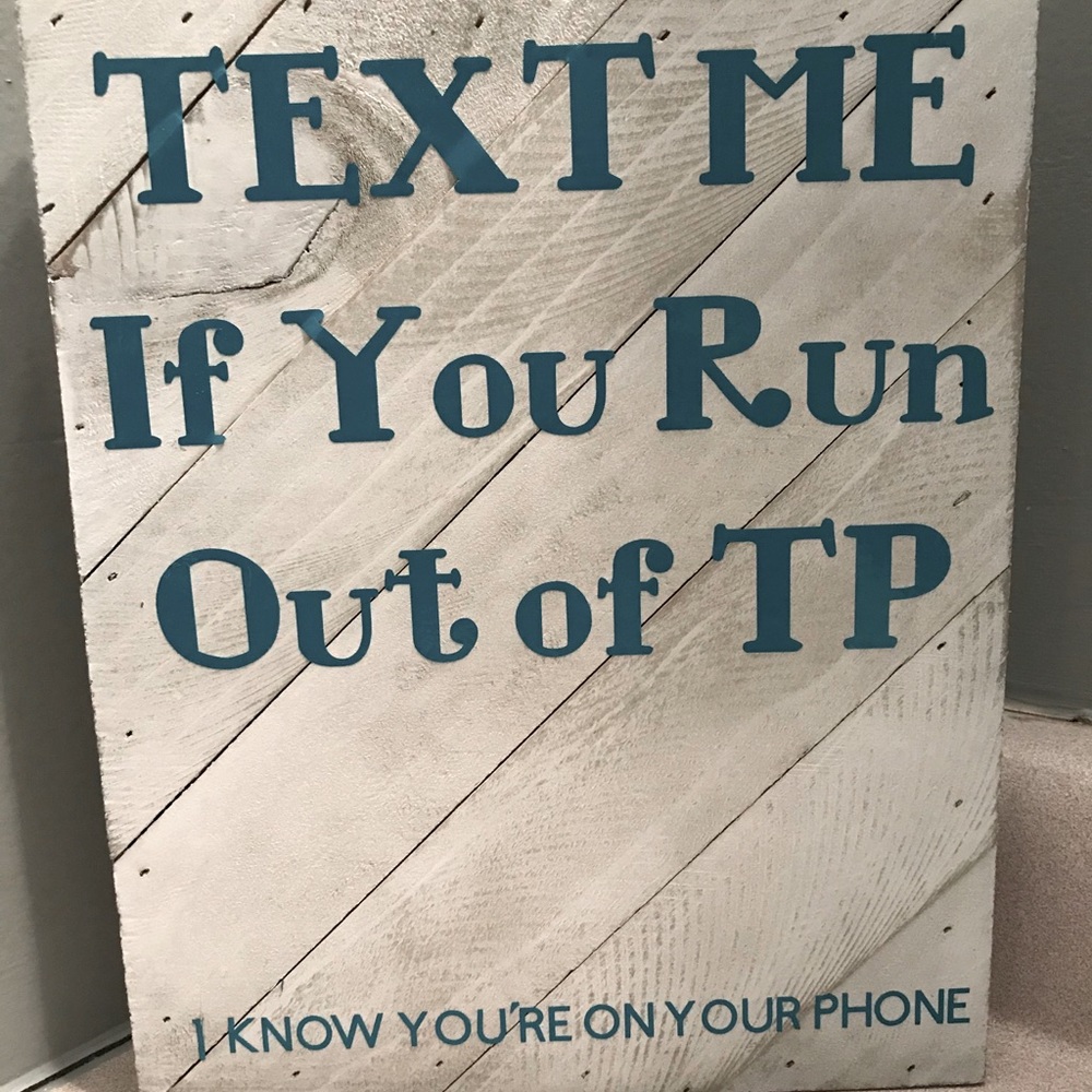 Funny Bathroom Sign